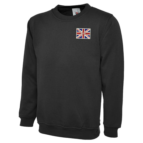 Bath Union Jack Embroidered Classic Sweatshirt