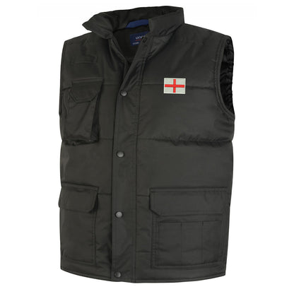 Flag of England Embroidered Super Pro Body Warmer