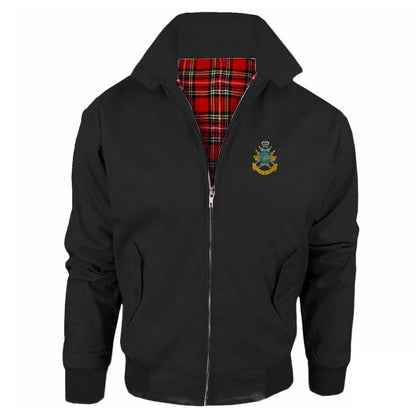 Sherwood Foresters Embroidered Classic Harrington Jacket