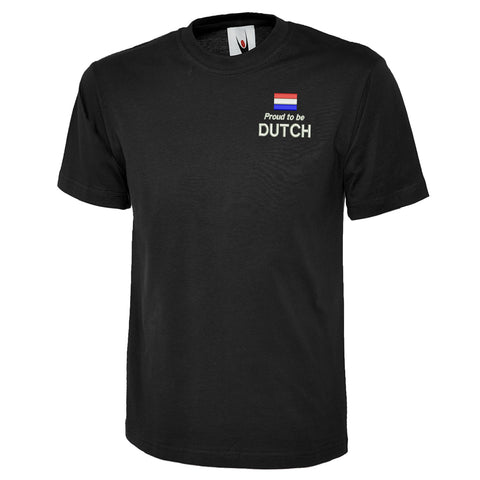 Proud to be Dutch Embroidered Classic T-Shirt