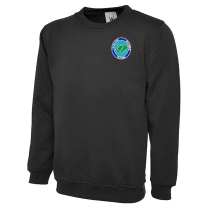 Falkland Islands Veteran Embroidered Classic Sweatshirt