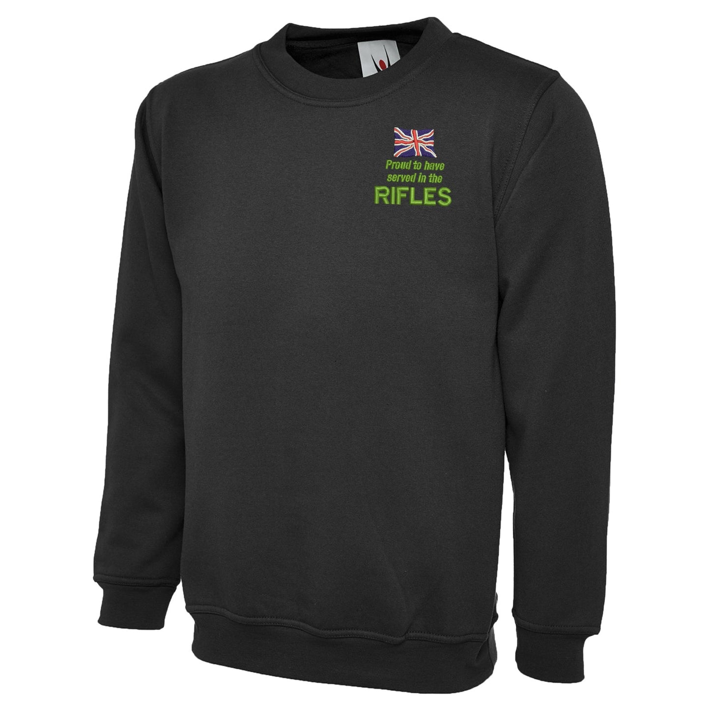 Proud to Have Served in The Rifles Embroidered Classic Sweatshirt