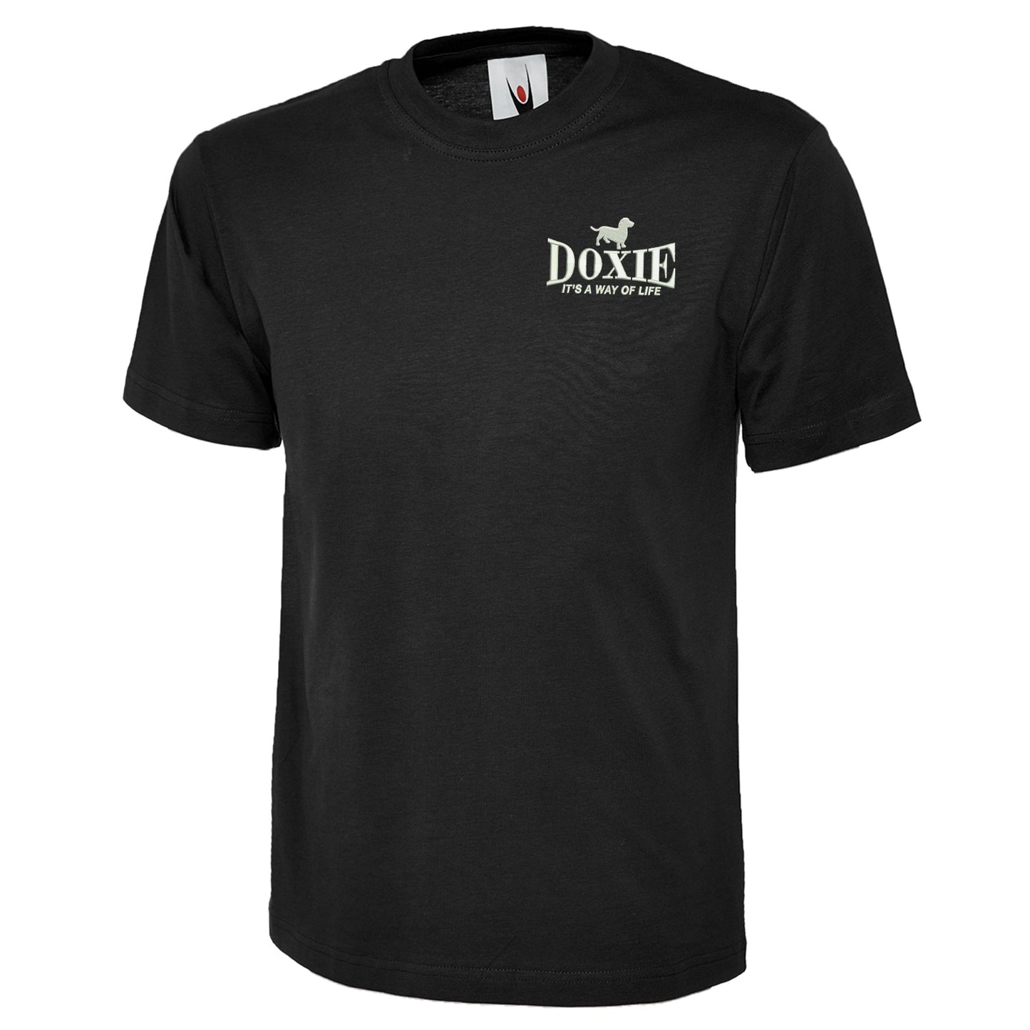 Doxie It's a Way of Life Embroidered Classic T-Shirt