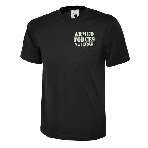 Armed Forces Veteran Embroidered Children's T-Shirt