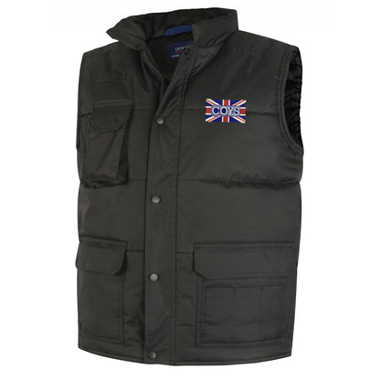 COYS Union Jack Embroidered Super Pro Body Warmer