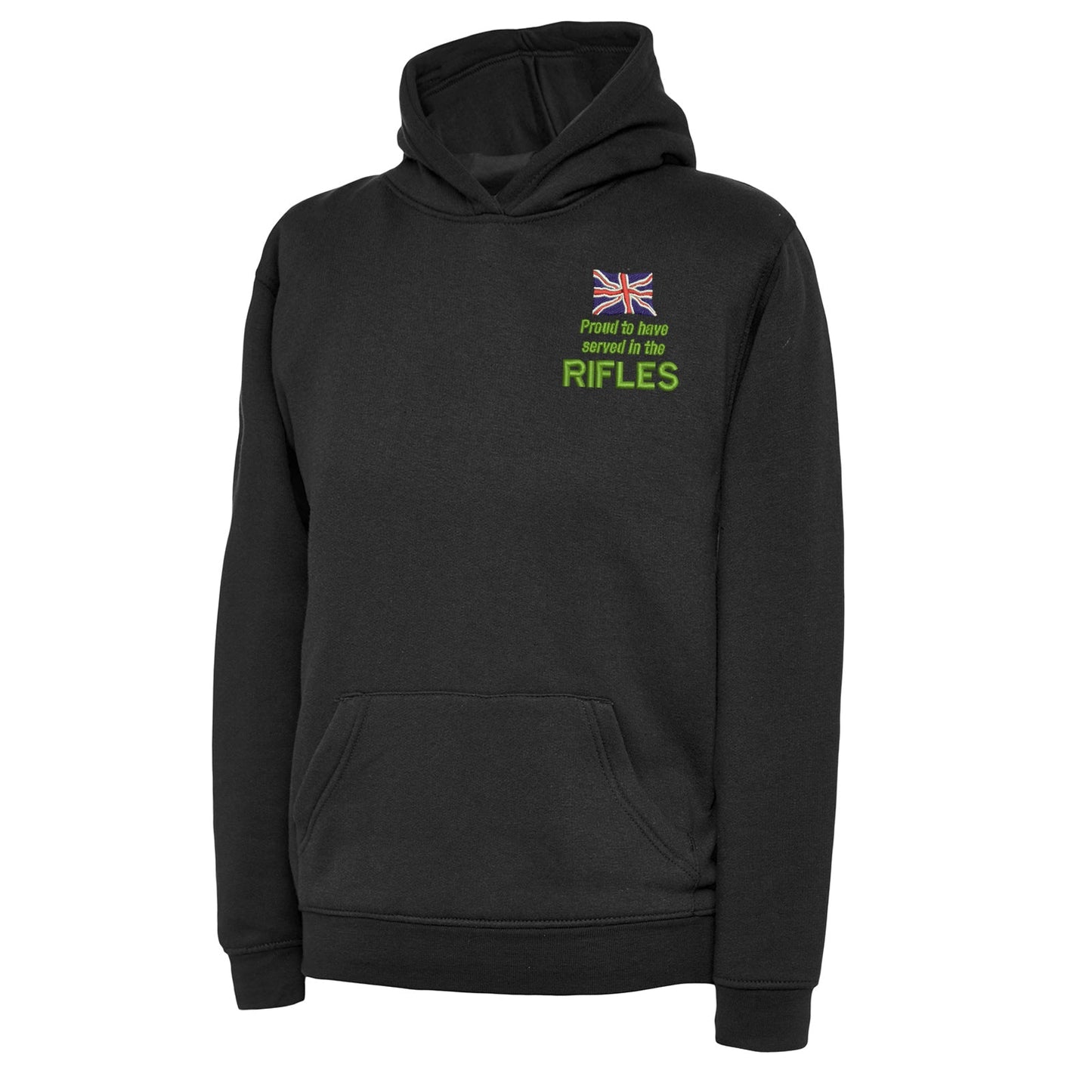 Proud to Have Served in The Rifles Embroidered Children's Hoodie