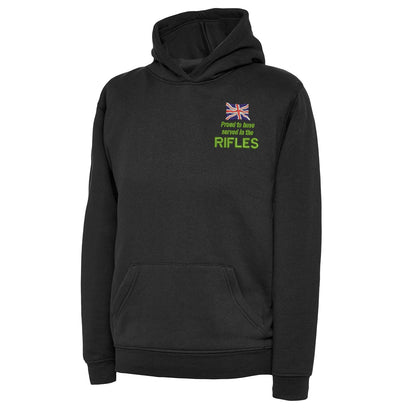 Proud to Have Served in The Rifles Embroidered Children's Hoodie