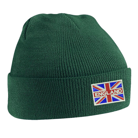 England Coloured Union Jack Beanie Hat