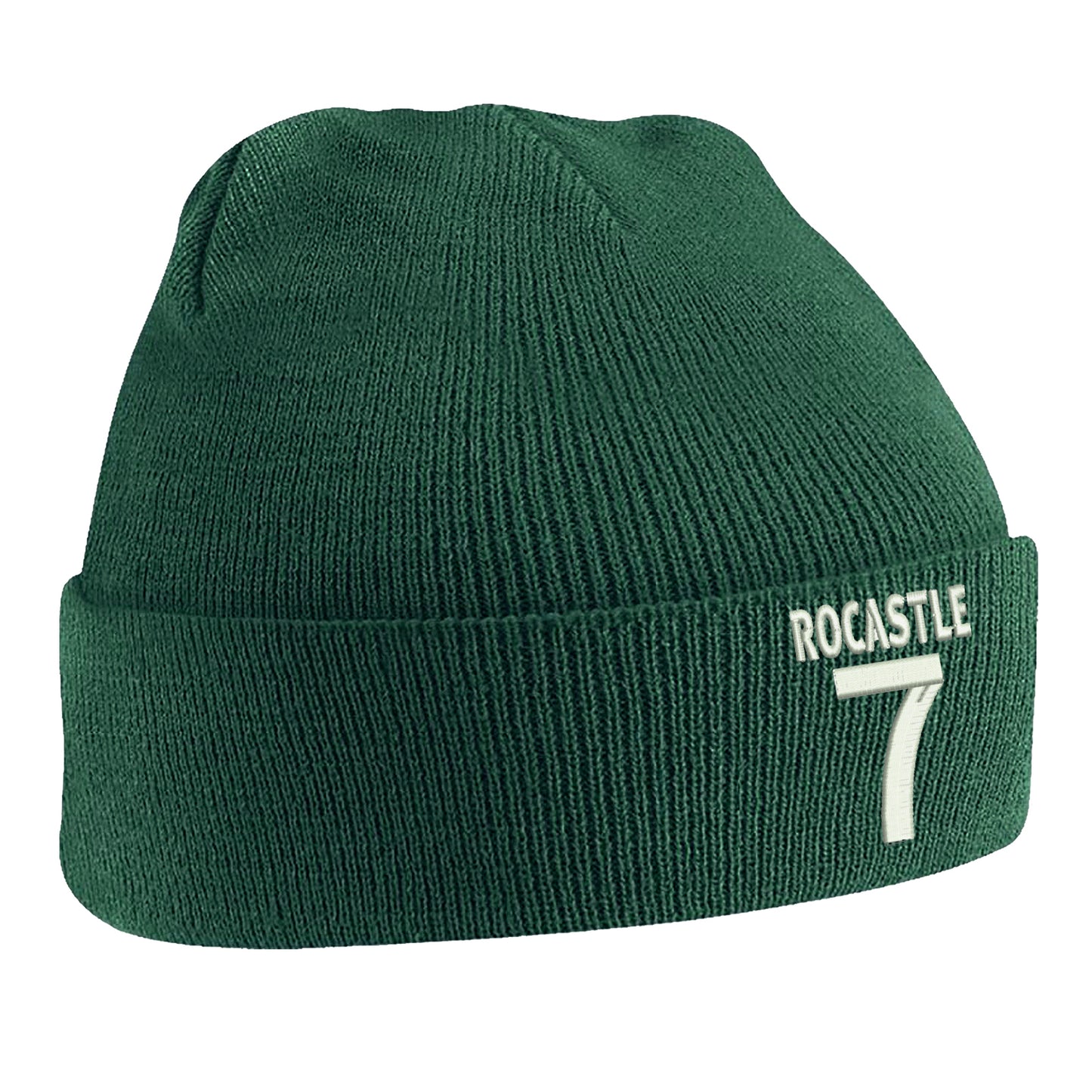 Rocastle 7 Embroidered Beanie Hat