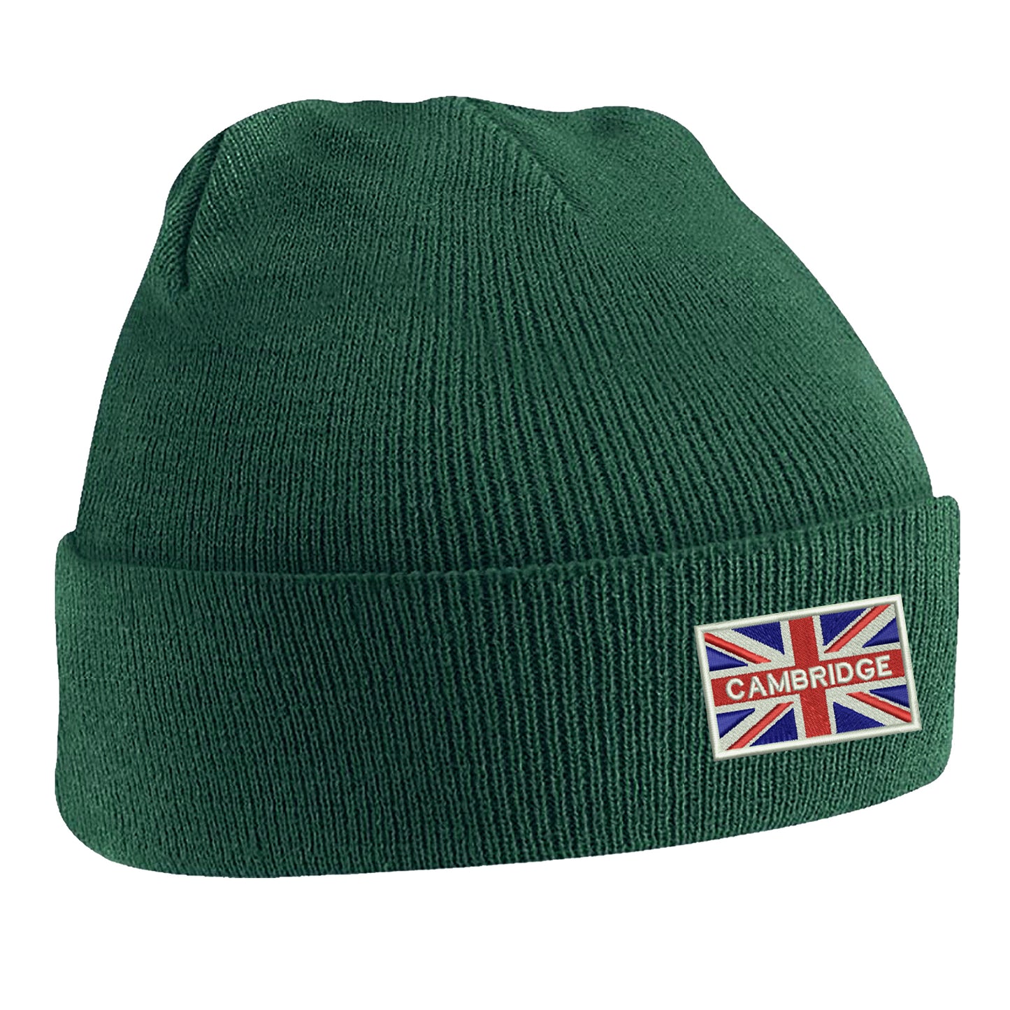 Cambridge Coloured Union Jack Beanie Hat