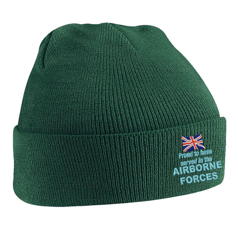 Proud to Have Served in The Airborne Forces Beanie Hat