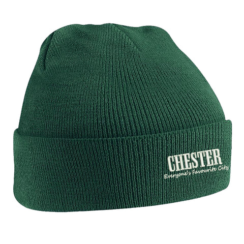 Chester Everyone's Favourite City Embroidered Beanie Hat