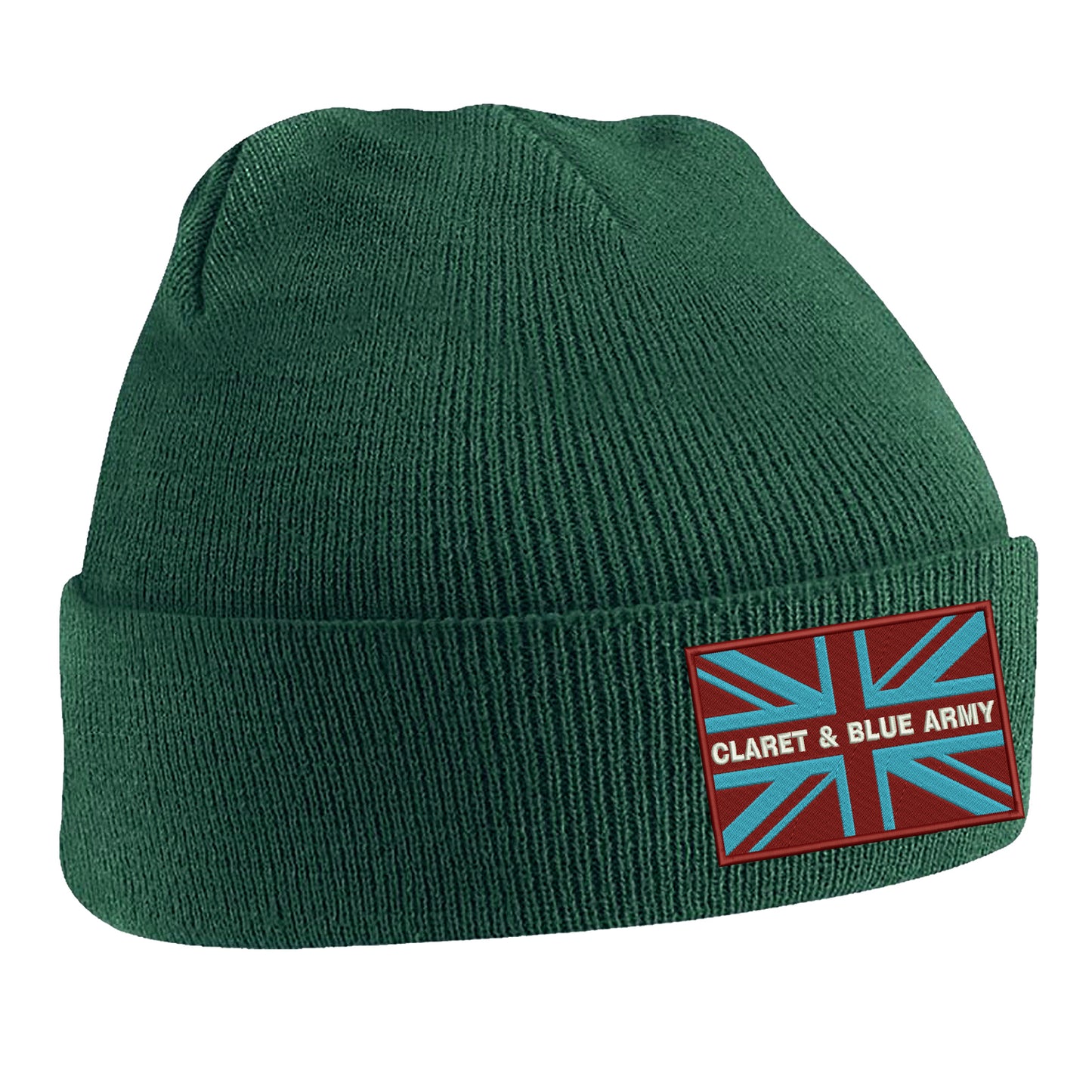 Claret & Blue Army Coloured Union Jack Hat