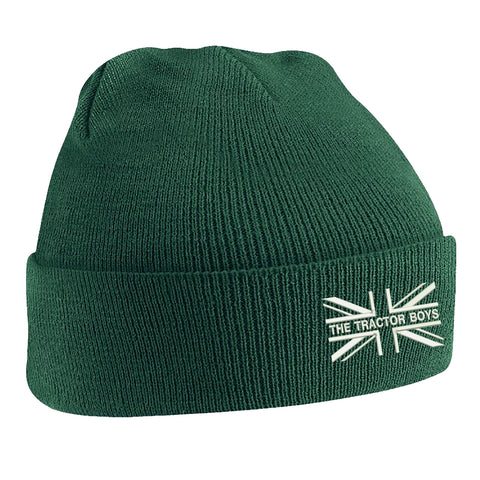 The Tractor Boys Union Jack Embroidered Beanie Hat