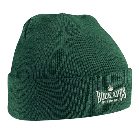 Rock Apes It's a Way of Life Embroidered Beanie Hat