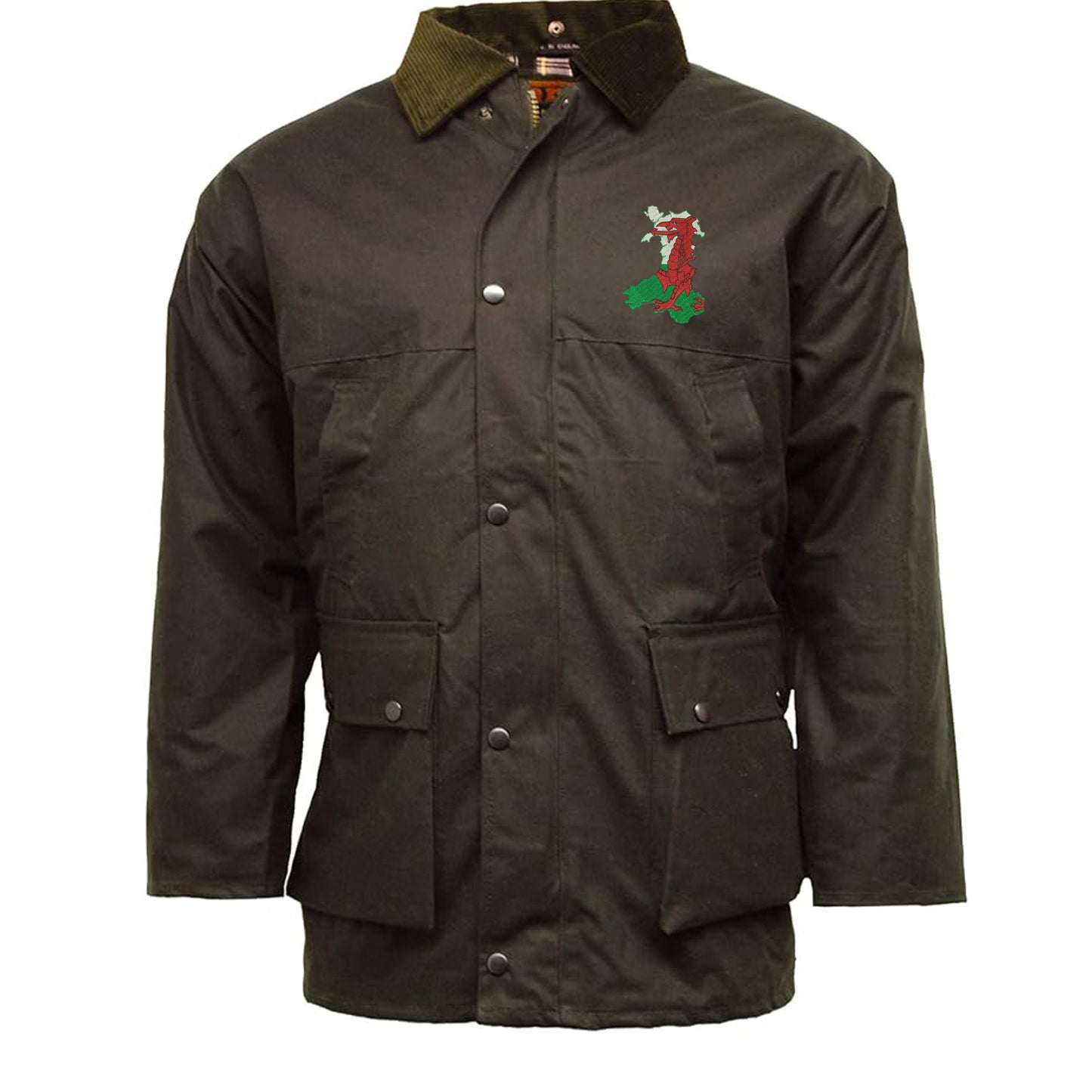 Wales Flag Map Jacket