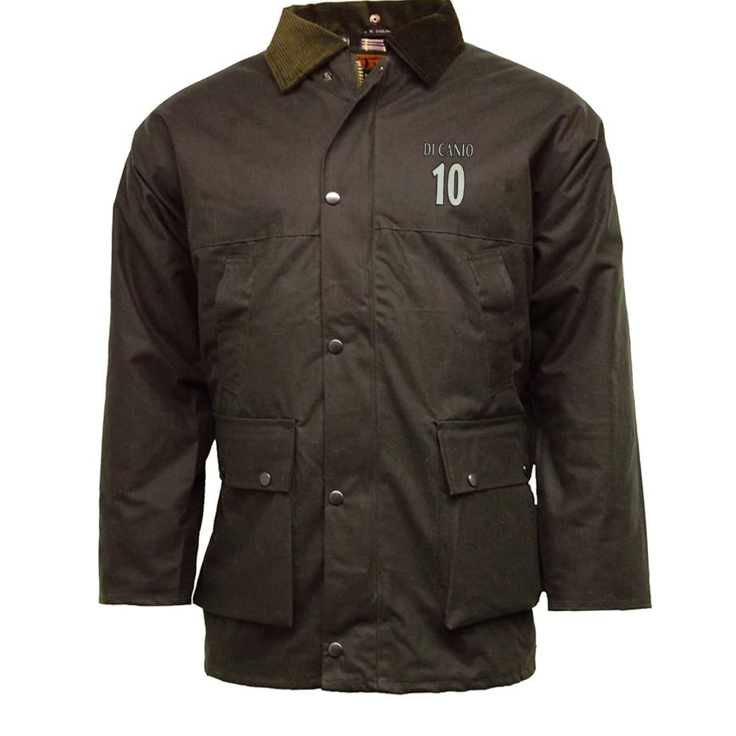 Di Canio 10 Embroidered Padded Wax Jacket