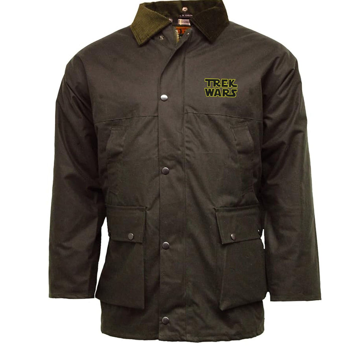 Trek Wars Embroidered Padded Wax Jacket