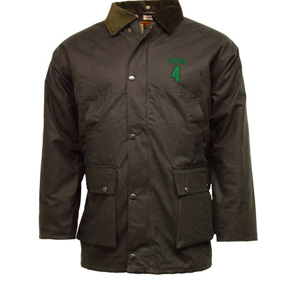 Sauzee 4 Embroidered Padded Wax Jacket