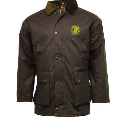 Classy Cas Pride of West Yorkshire Embroidered Padded Wax Jacket