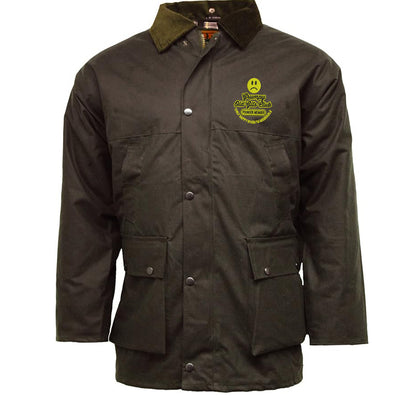 Grumpy Old Gits Club Founder Member Embroidered Padded Wax Jacket