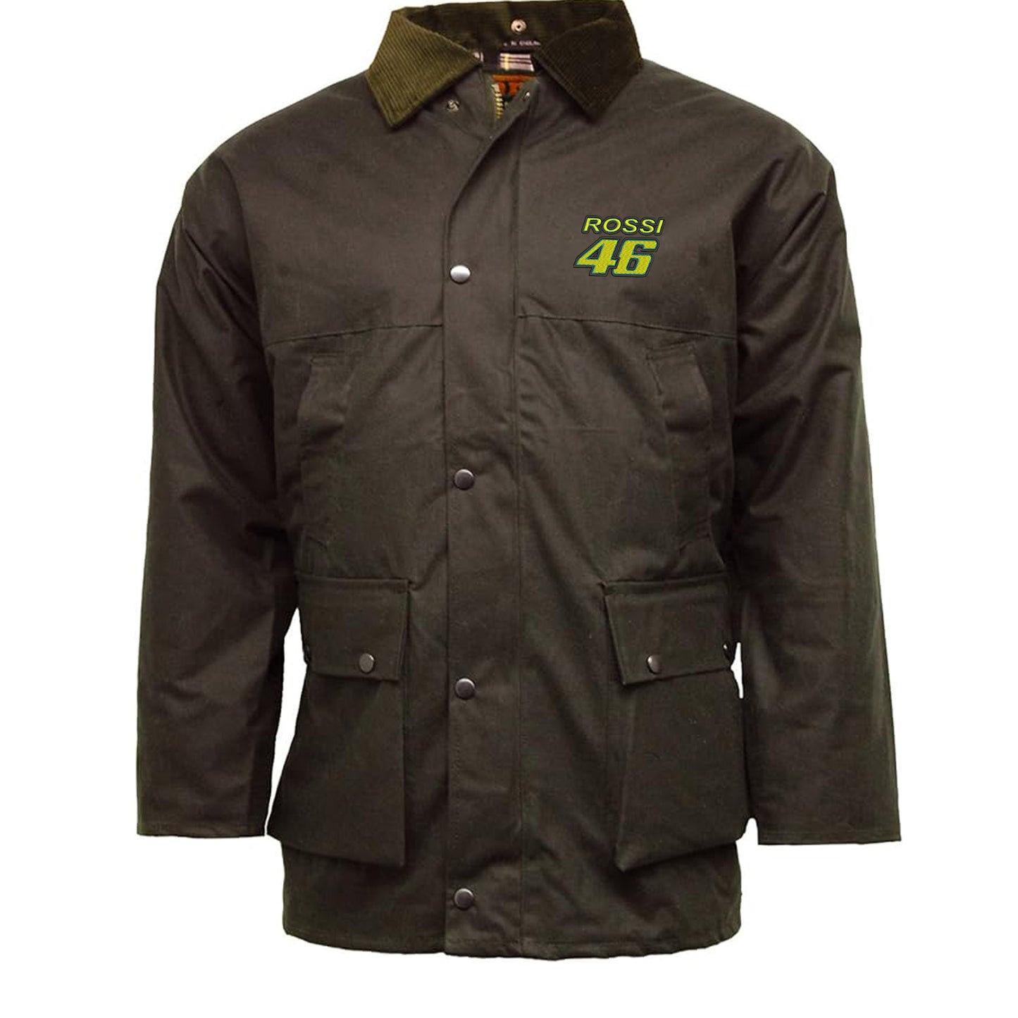 Rossi 46 Embroidered Padded Wax Jacket