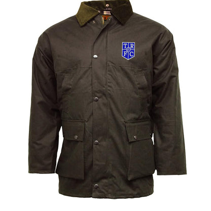 Retro Tranmere 1983 Embroidered Padded Wax Jacket