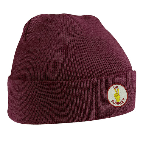 Retro Up Burnley 1972 Embroidered Beanie Hat