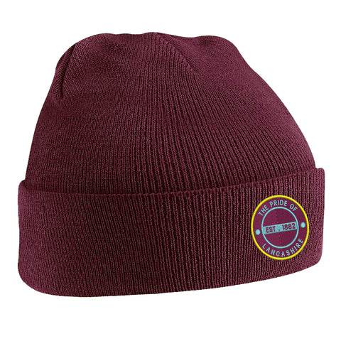 The Pride of Lancashire 1882 Embroidered Beanie Hat