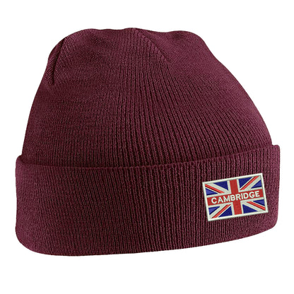 Cambridge Coloured Union Jack Beanie Hat