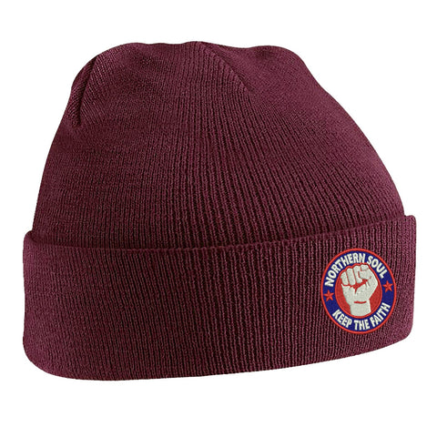 Northern Soul Keep The Faith Beanie Hat