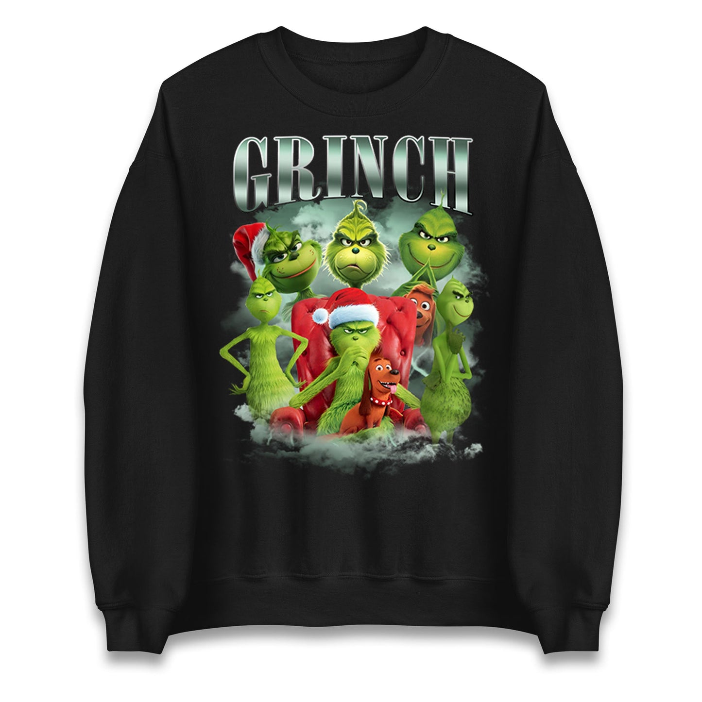 The Grinch Bootleg Christmas Jumper Mens