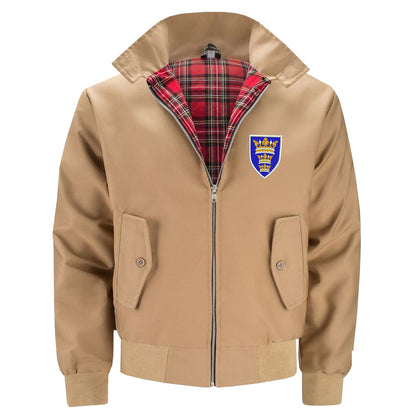 Retro Hull 1935 Embroidered Classic Harrington Jacket