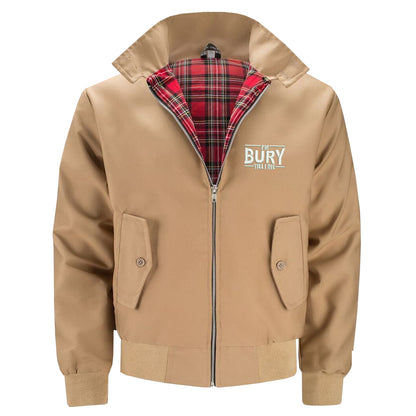 I'm Bury Till I Die Embroidered Classic Harrington Jacket