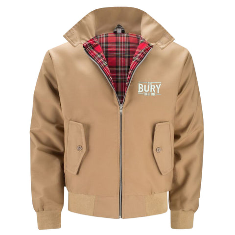 I'm Bury Till I Die Embroidered Classic Harrington Jacket