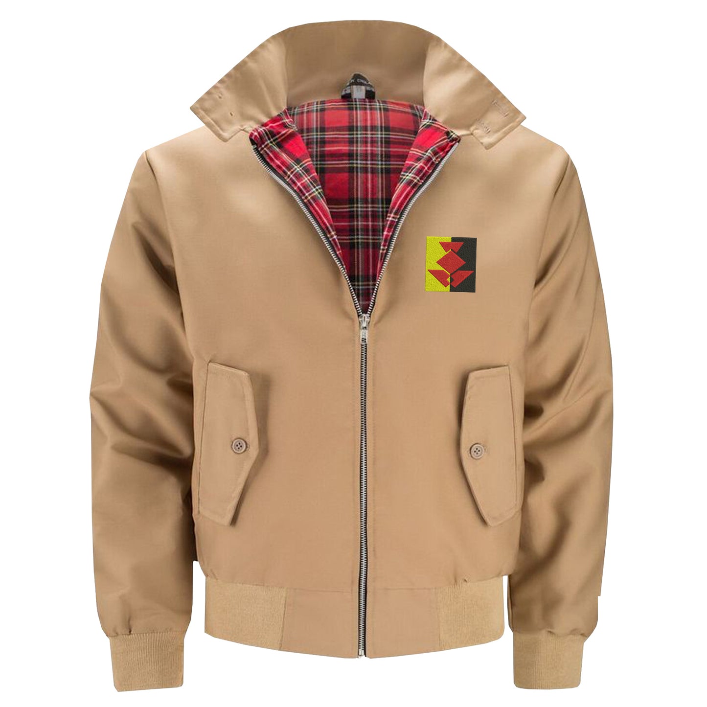 Retro Partick 1990 Embroidered Classic Harrington Jacket