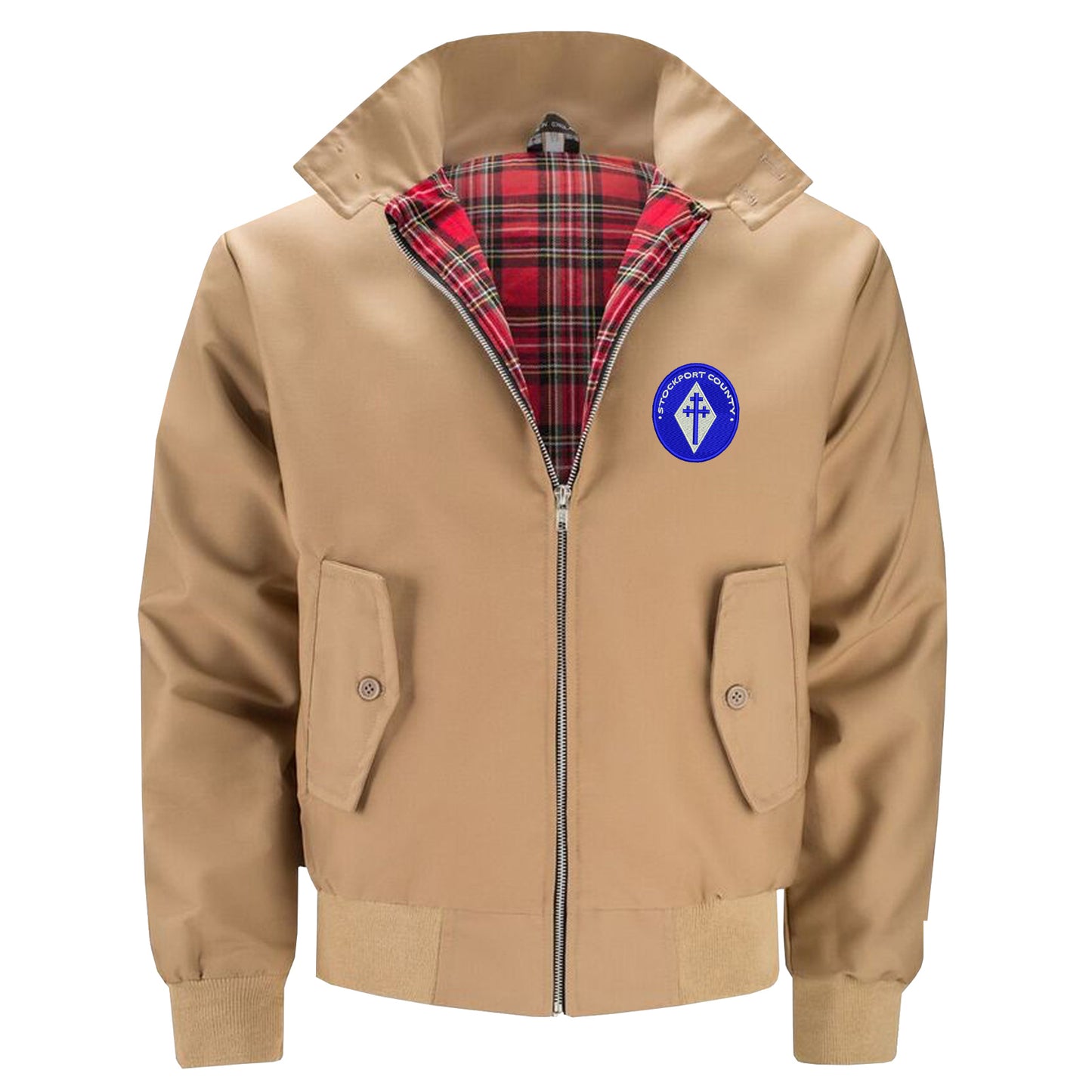 Retro Stockport 1978 Embroidered Classic Harrington Jacket