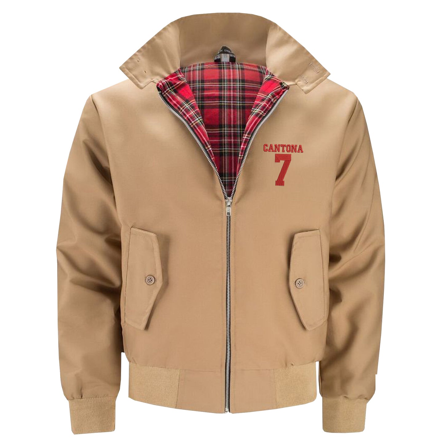 Cantona 7 Embroidered Classic Harrington Jacket