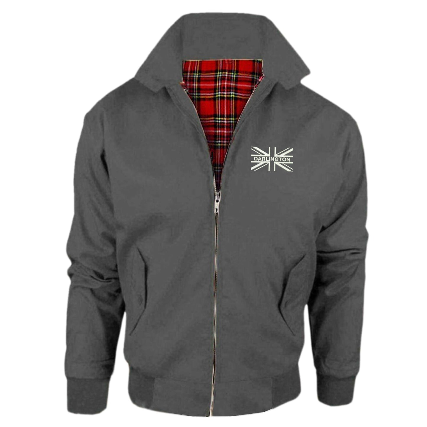 Darlington Union Jack  Embroidered Classic Harrington Jacket