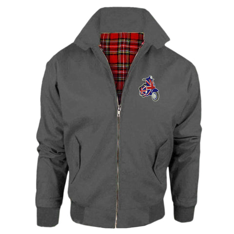 MOD Union Jack Scooter Embroidered Classic Harrington Jacket