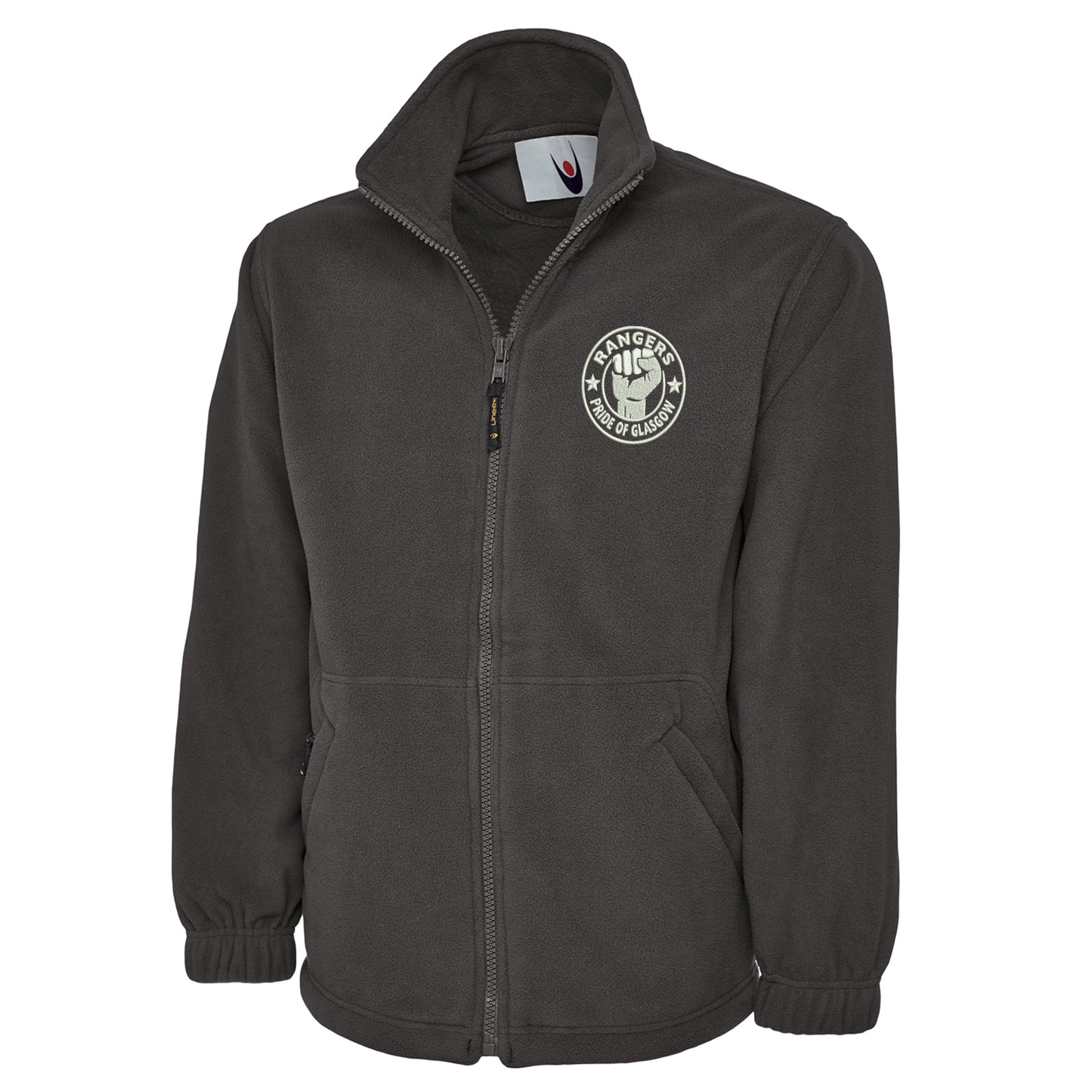 Rangers Pride of Glasgow Embroidered Premium Fleece Jacket