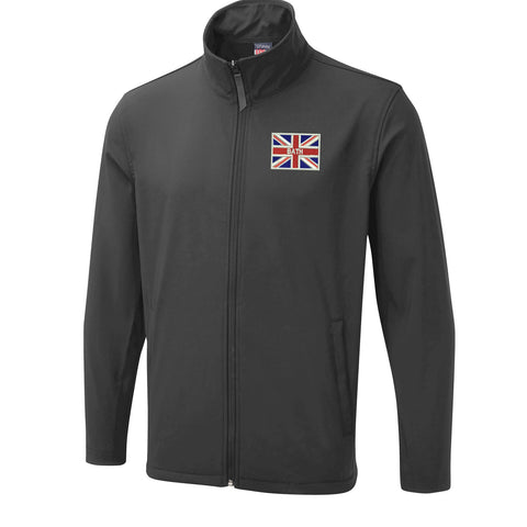 Bath Union Jack Embroidered Lightweight Soft Shell Jacket