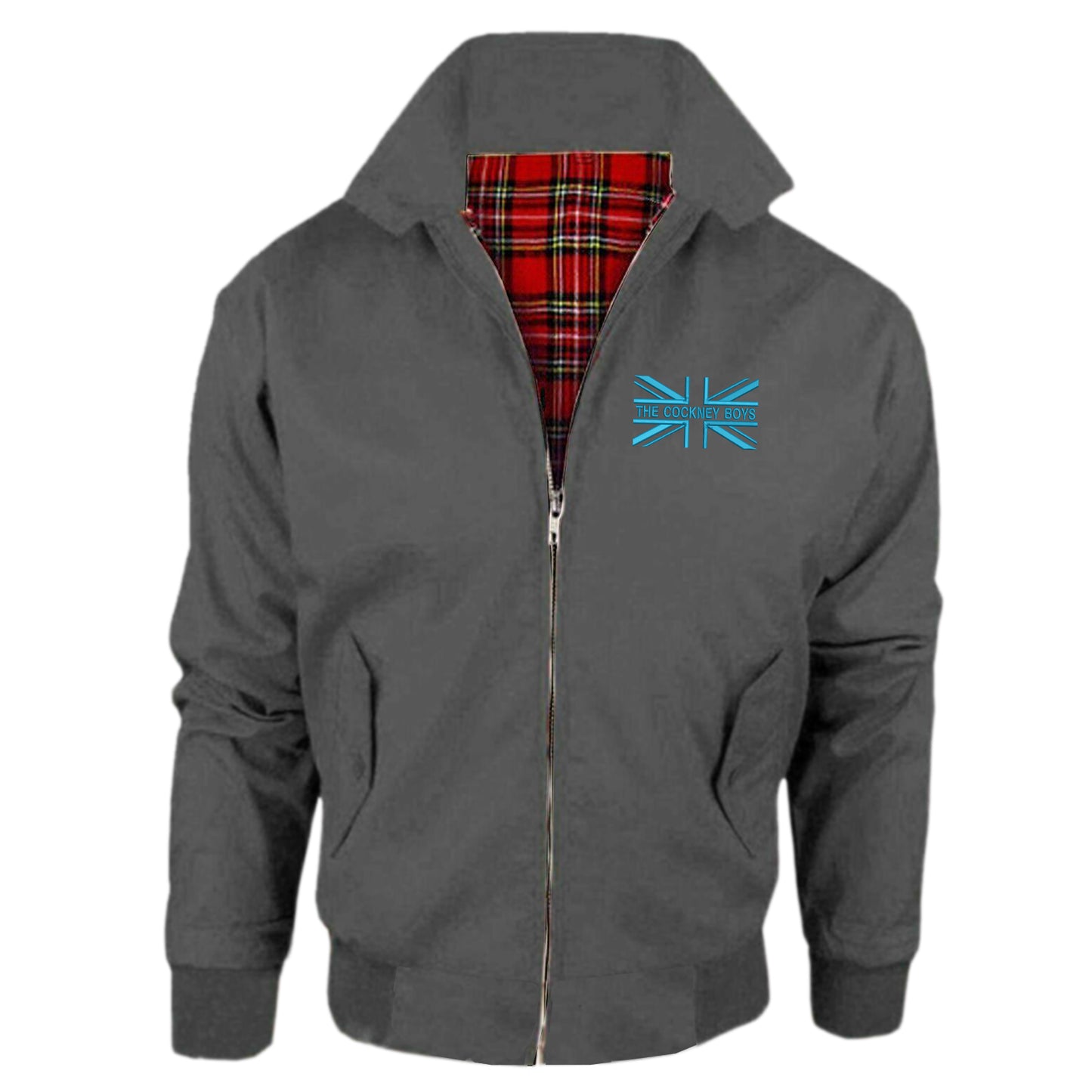 The Cockney Boys Union Jack Embroidered Classic Harrington Jacket