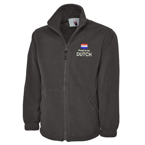 Proud to be Dutch Embroidered Premium Fleece