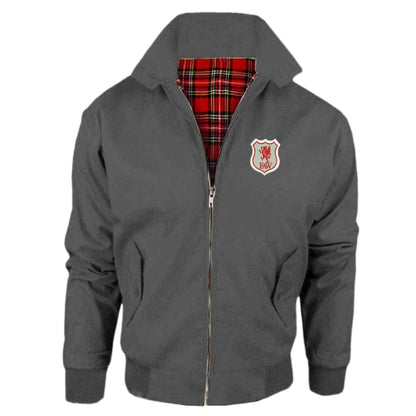 Retro Wales 1926 Embroidered Classic Harrington Jacket