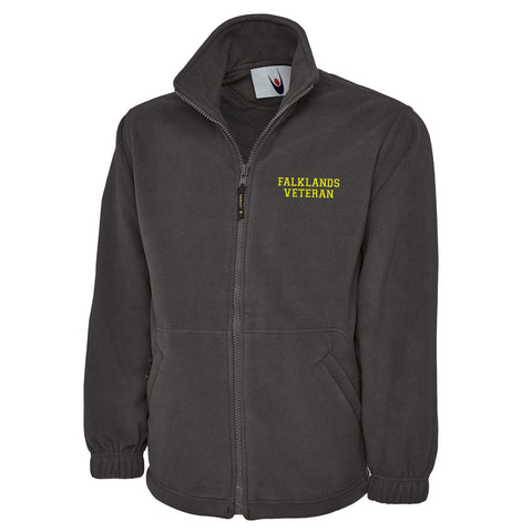 Falklands Veteran Embroidered Premium Fleece Jacket