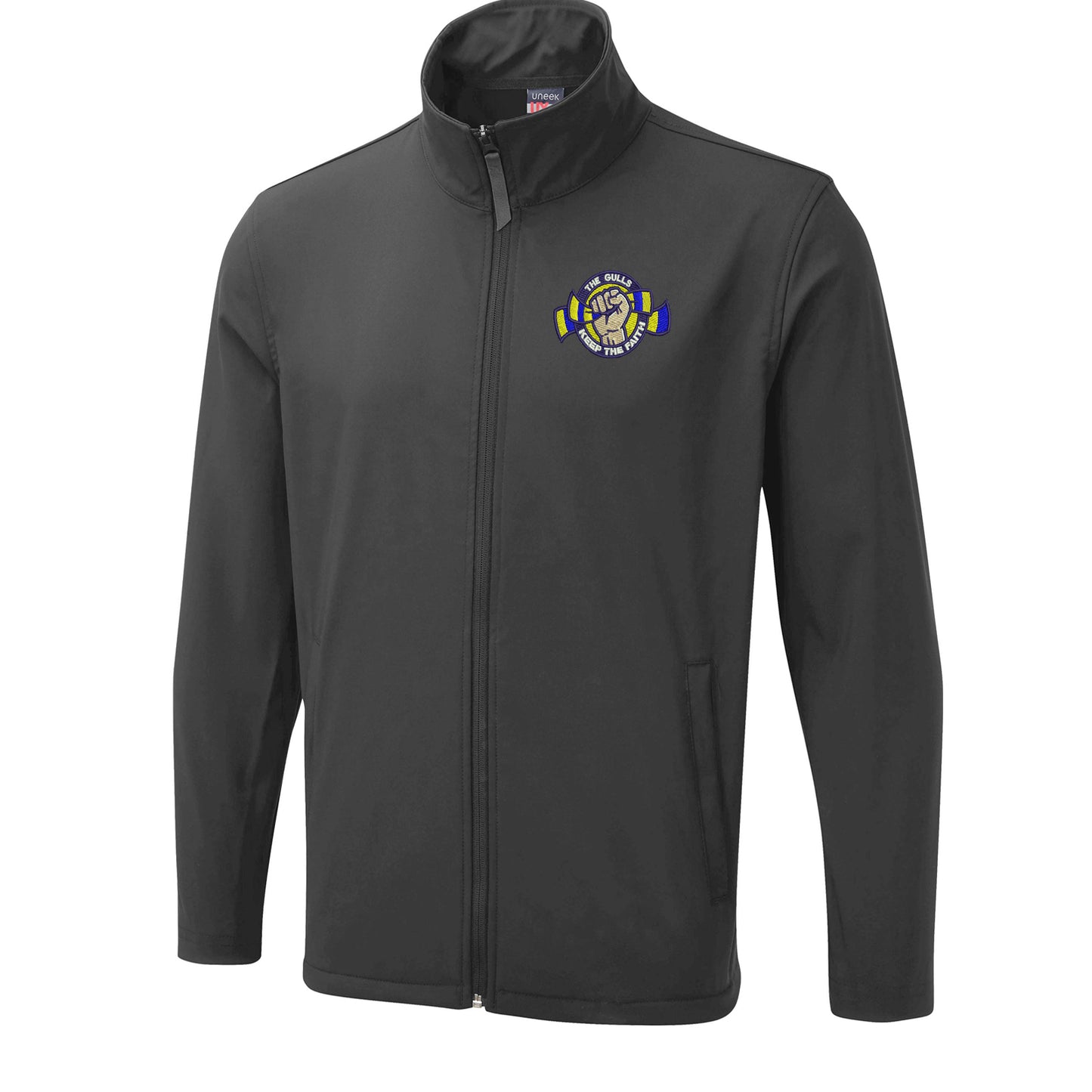 The Gulls Keep The Faith Embroidered Lightweight Soft Shell Jacket