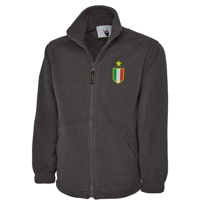 Retro Juventus 1961 Embroidered Premium Fleece Jacket