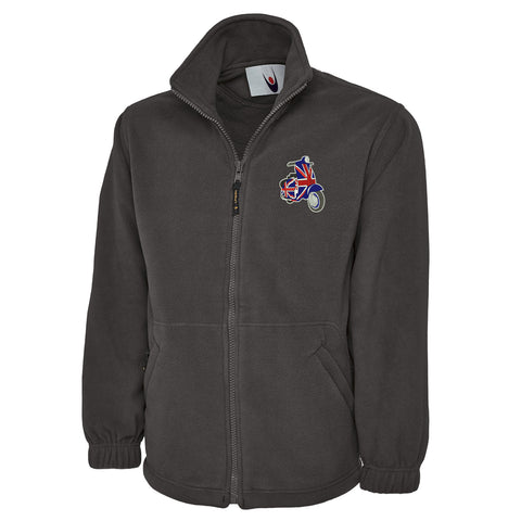 MOD Union Jack Scooter Embroidered Premium Fleece Jacket