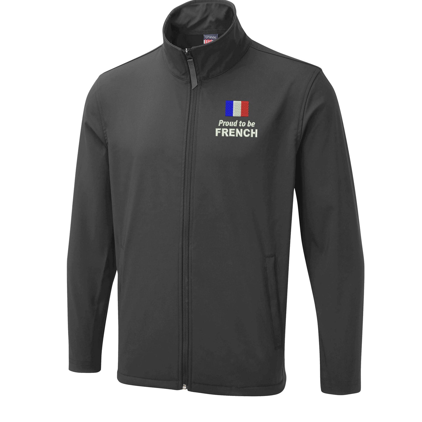 Proud to be French Embroidered Lightweight Soft Shell Jacket